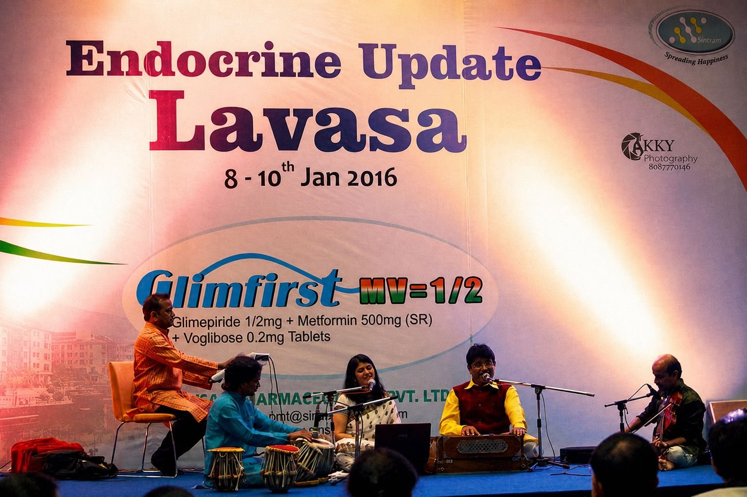 Ensemble performing at Endocrine Update, Lavasa, January 2016